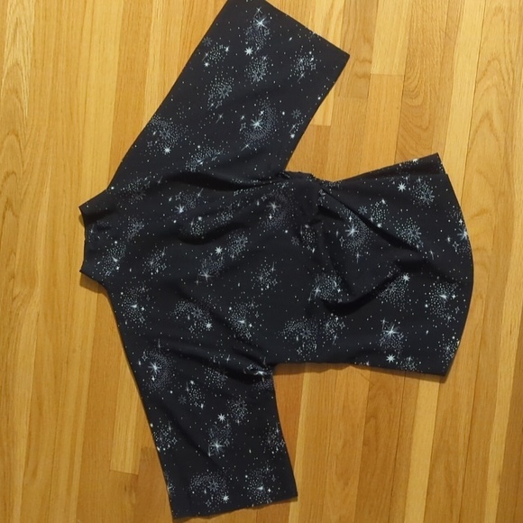 Topshop Kimono style galaxy top size 2 black + white - Picture 3 of 9